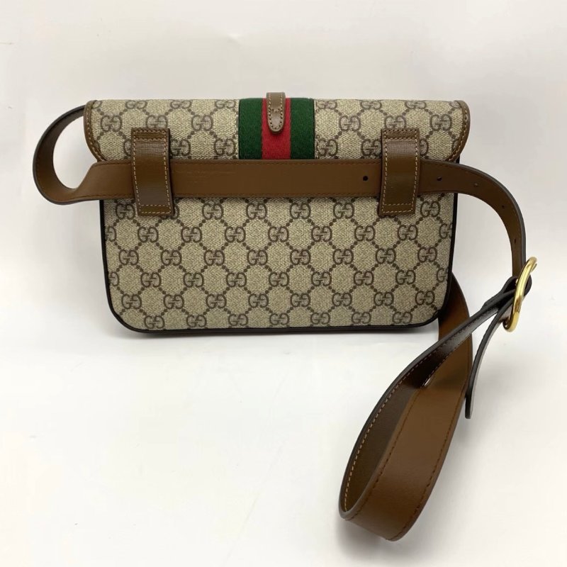 GUCCI 老花Jackie1961老花胸包腰包25*16*3 全新閒置配件塵袋吊牌-5