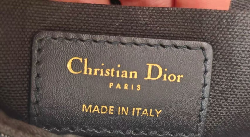 DIOR 藍色老花金扣mini蒙田盒子包 18*12*5.5 99新配件塵袋-6