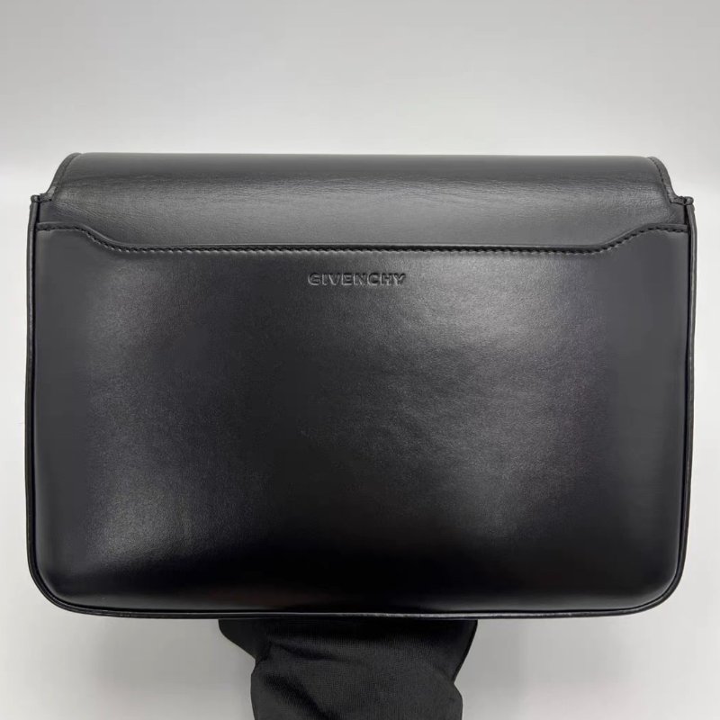 GIVENCHY 新款黑金4G Logo 歐陽娜娜同款 肩背斜背包21.5*15*6 98新-5