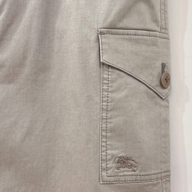 Burberry藍標 卡其口袋彈性戰馬窄裙-6