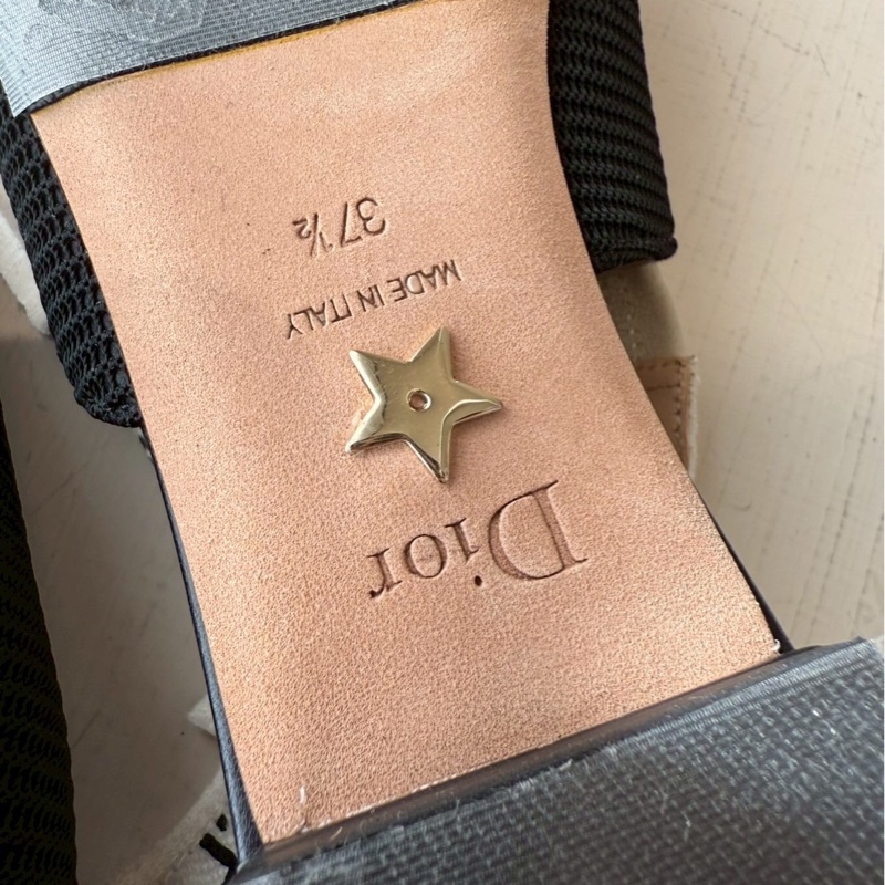 Dior J’ADIOR 黑色slingback平底尖頭鞋 37.5號 貼底-11