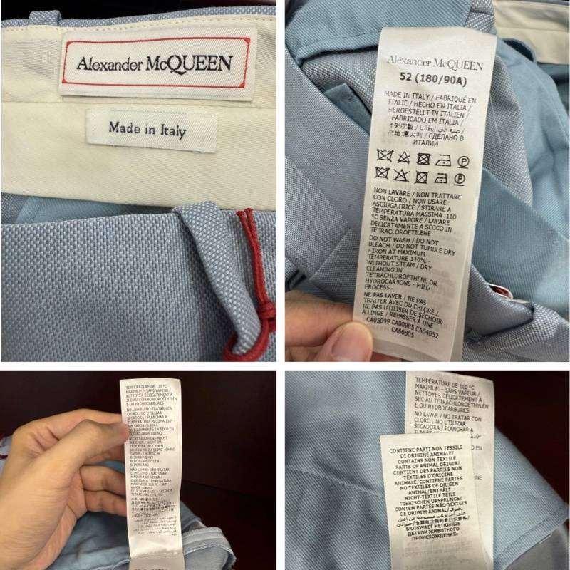 Alexander McQueen paradise blue double breasted suit 西裝-8