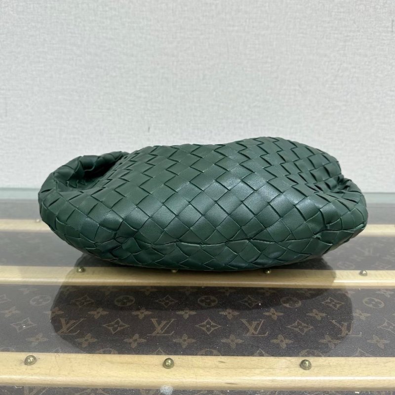 BV 新款墨綠色編織小號Jodie肩背腋下包36*23*2 全新閒置配件紙袋購證鑰匙鎖-3