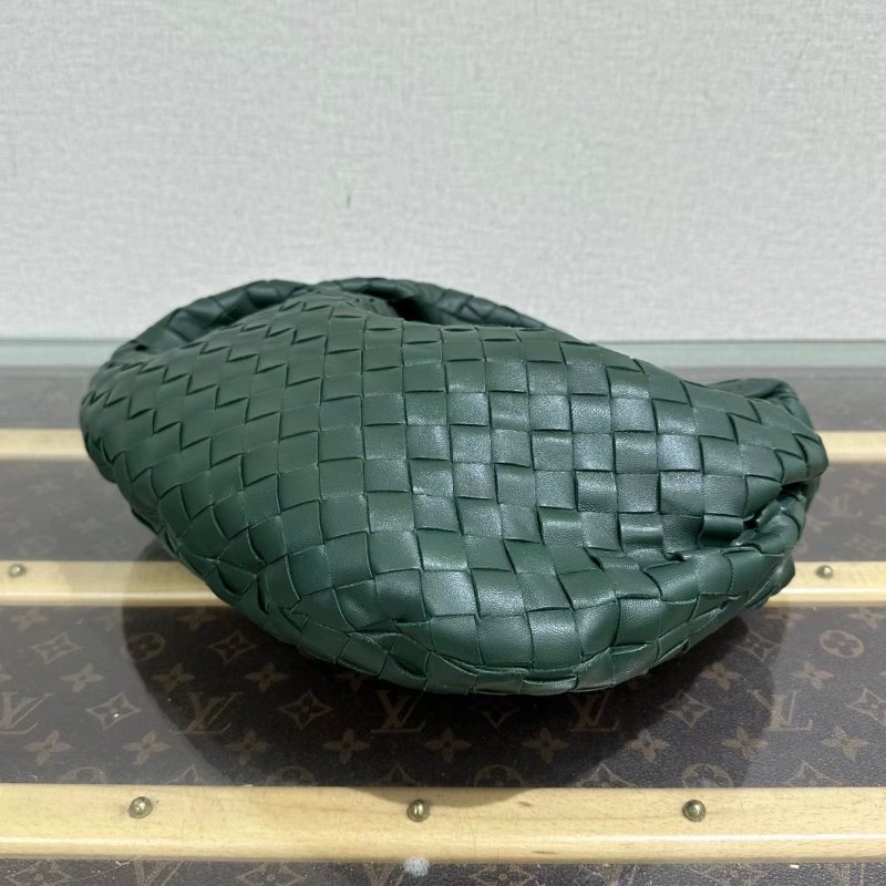 BV 新款墨綠色編織小號Jodie肩背腋下包36*23*2 全新閒置配件紙袋購證鑰匙鎖-4