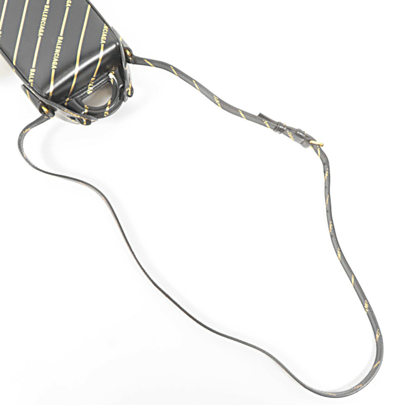 BALENCIAGA 牛皮皮革Logo Shoulder Bag金扣手挽肩背兩用袋-5
