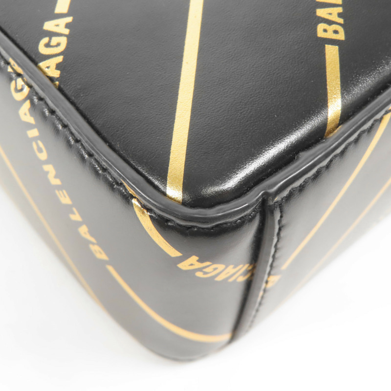 BALENCIAGA 牛皮皮革Logo Shoulder Bag金扣手挽肩背兩用袋-13