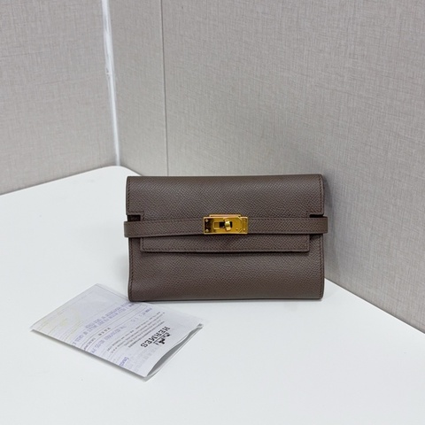 98新愛馬仕/Hermes Kelly Medium Wallet 三折短款錢包