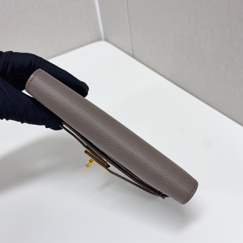 98新愛馬仕/Hermes Kelly Medium Wallet 三折短款錢包-7