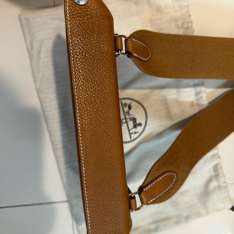 Hermes videpoches 馬鞍皮-7