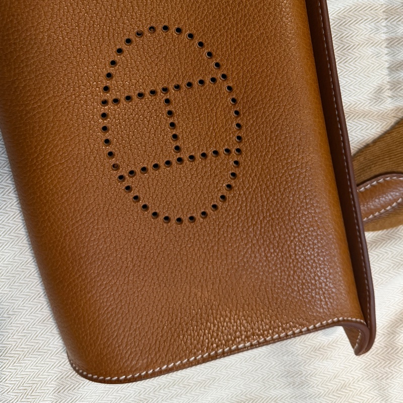 Hermes videpoches 馬鞍皮-10