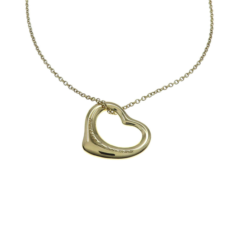 18K黃金 Open Heart 項鍊【Tiffany & Co 蒂芬妮】-1
