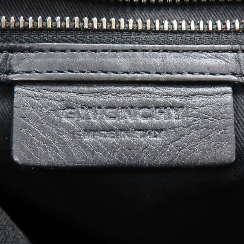 黑色印花帆布 牛皮 Pandora 兩用包 銀扣【GIVENCHY 紀梵希】-8