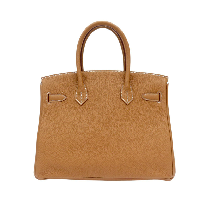 金棕色 Togo牛皮 Birkin 30 柏金包 手提包 D刻 金扣【HERMES 愛馬仕】-1