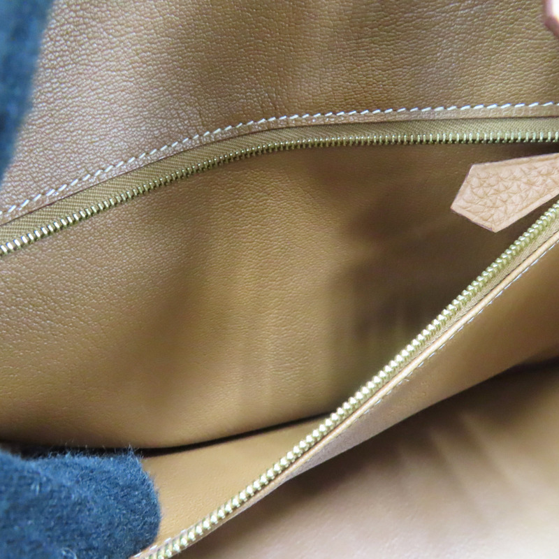 金棕色 Togo牛皮 Birkin 30 柏金包 手提包 D刻 金扣【HERMES 愛馬仕】-6