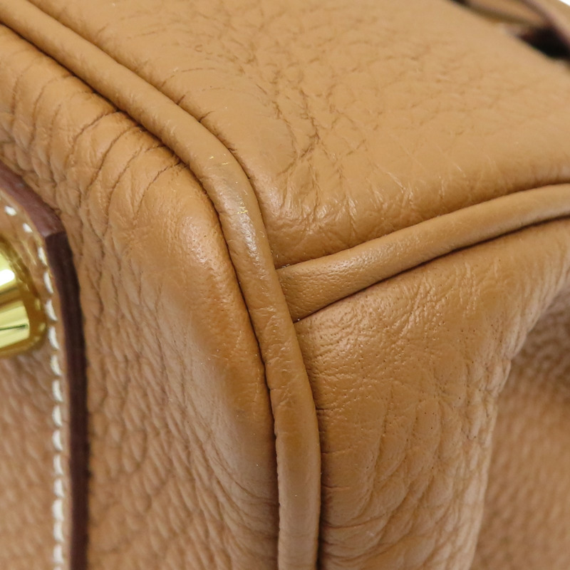 金棕色 Togo牛皮 Birkin 30 柏金包 手提包 D刻 金扣【HERMES 愛馬仕】-12