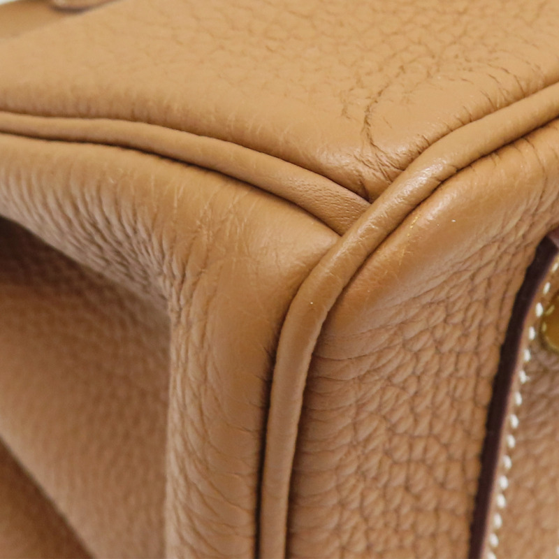 金棕色 Togo牛皮 Birkin 30 柏金包 手提包 D刻 金扣【HERMES 愛馬仕】-13