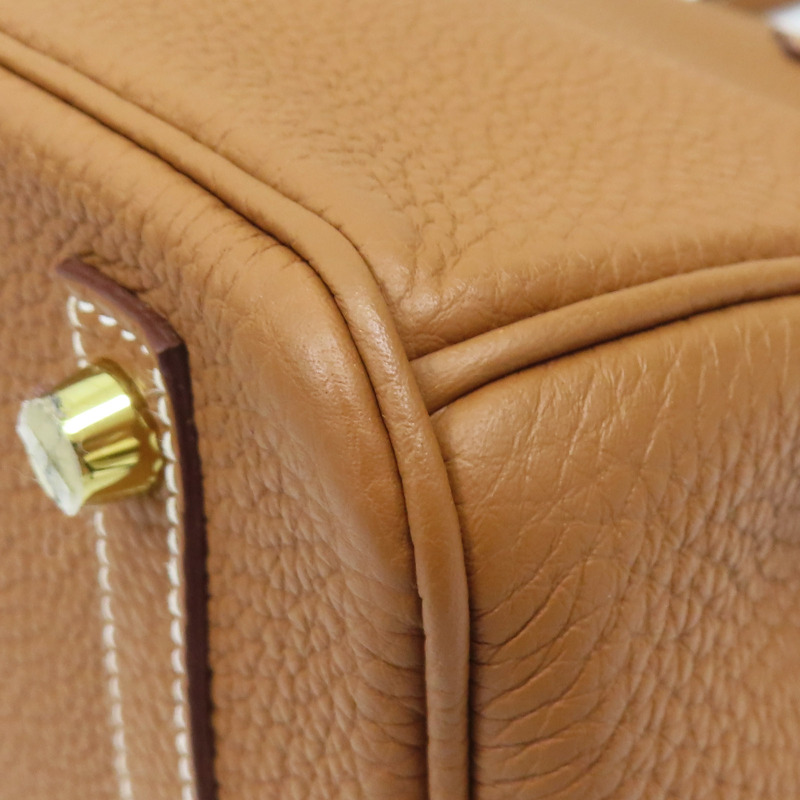金棕色 Togo牛皮 Birkin 30 柏金包 手提包 D刻 金扣【HERMES 愛馬仕】-14