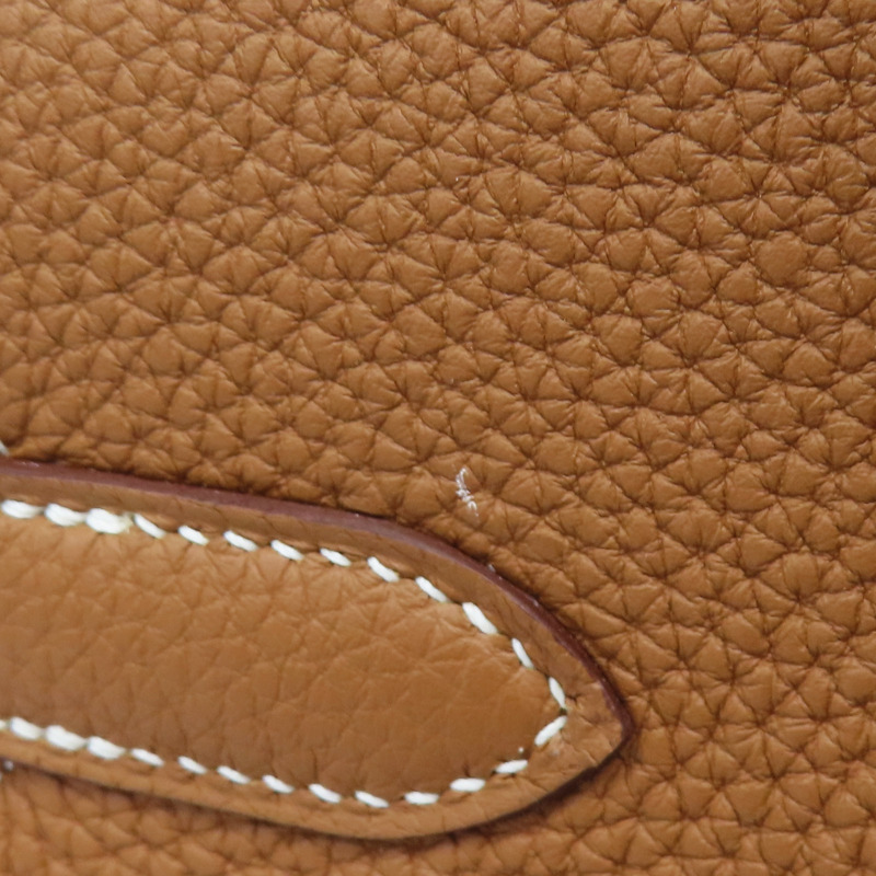 金棕色 Togo牛皮 Birkin 30 柏金包 手提包 D刻 金扣【HERMES 愛馬仕】-18