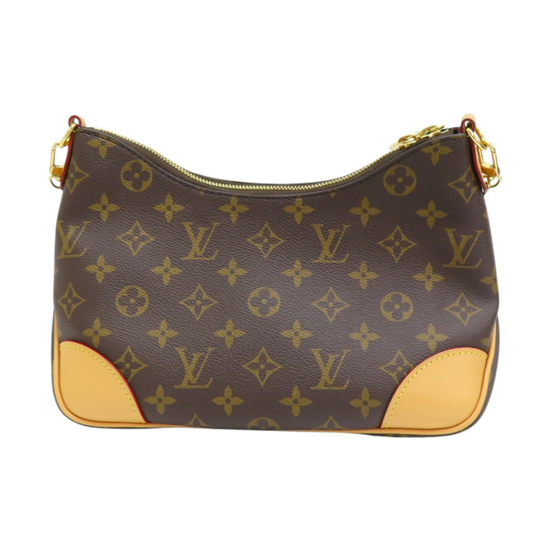 棕色 原花帆布 Boulogne PM 肩背包 M45832【LOUIS VUITTON LV 路易威登】 M45832-1