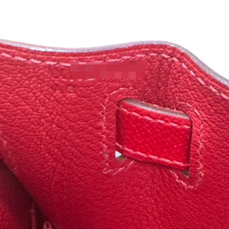 紅色 Epsom牛皮 Kelly 28 两用包 X刻 銀扣【HERMES 愛馬仕】 X刻/Rouge Casaque-6