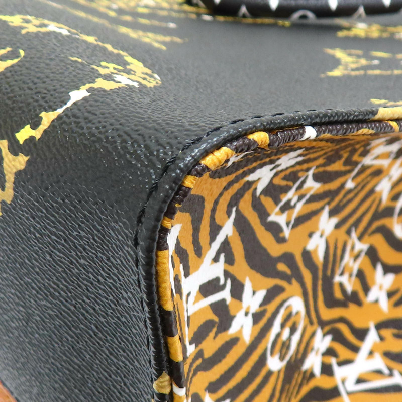 卡其/黑色 原花帆布 豹紋 On The Go GM 兩用包 M44674【LOUIS VUITTON LV 路易威登】 M44674-16