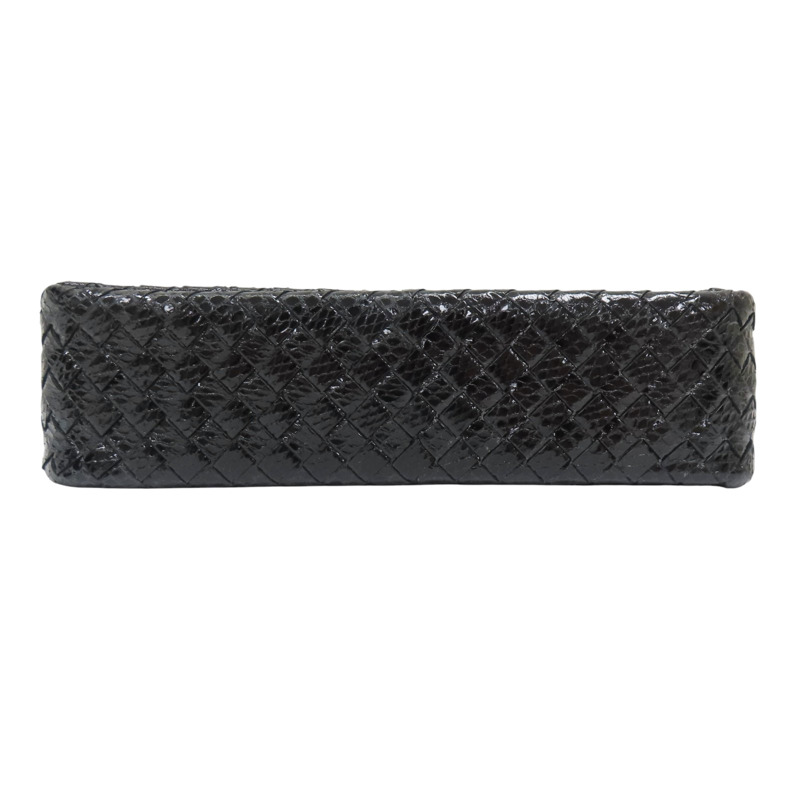 黑色 漆皮皮革 手提包【BOTTEGA VENETA BV 寶緹嘉】-3