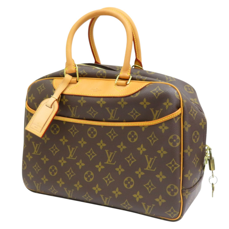 棕色 原花帆布 Deauville GM 大珍包 手提包 M47270【LOUIS VUITTON LV 路易威登】 M47270-2