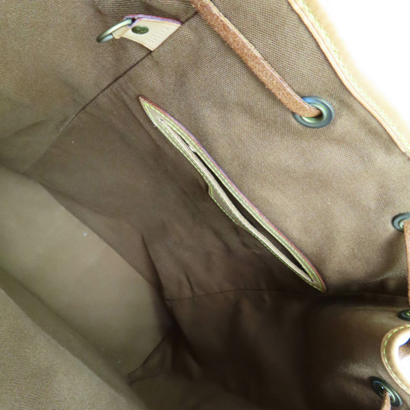 棕色 原花帆布 MontsourisGM 後背包 M51135【LOUIS VUITTON LV 路易威登】 M51135-4