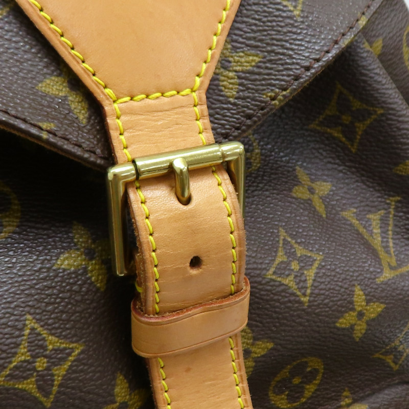 棕色 原花帆布 MontsourisGM 後背包 M51135【LOUIS VUITTON LV 路易威登】 M51135-12