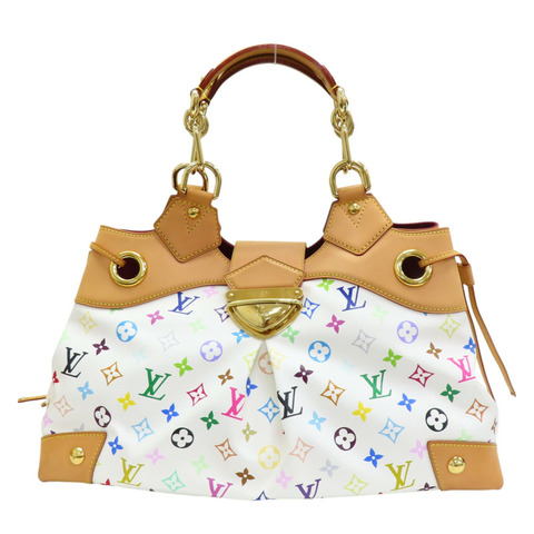 白彩 原花帆布 Ursula 托特包 肩背包 M40123【LOUIS VUITTON LV 路易威登】 M40123