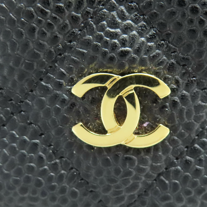 黑色 荔枝紋牛皮 WOC 肩背包 金扣 AP0250【CHANEL 香奈兒】 AP0250-6