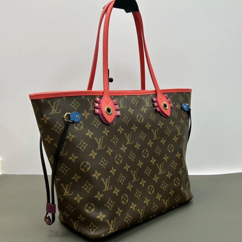 LV 限量老花 Neverful1小怪獸中號購物袋32*28*14 98新配件塵袋-1