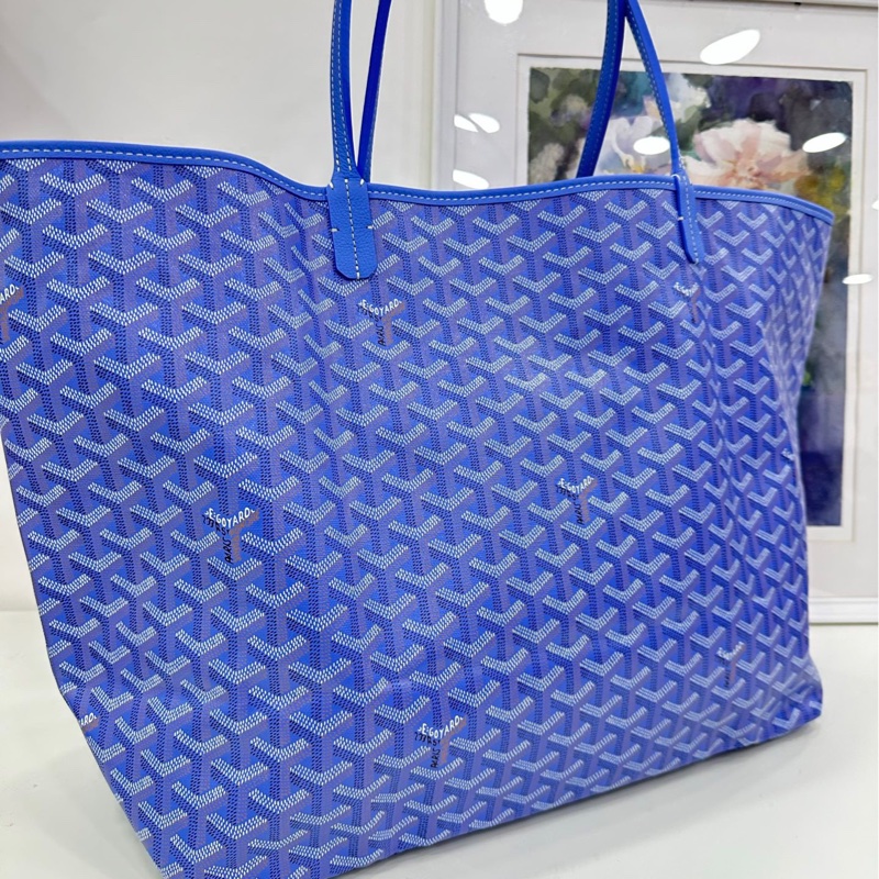 Goyard/戈雅 鳶尾紫雙面托特包 SAINT LOUIS大號 ,內裡花卉圖案 25年新款限量色 鳶尾紫 尺寸40*20*34cm-6
