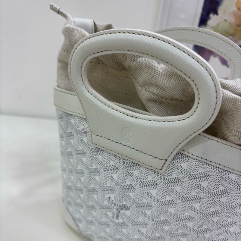 Goyard 戈雅 新款Beluga mini 老花拼式白菜籃 尺寸 23*8*18cm 內裡自備收納抽繩 24年-8
