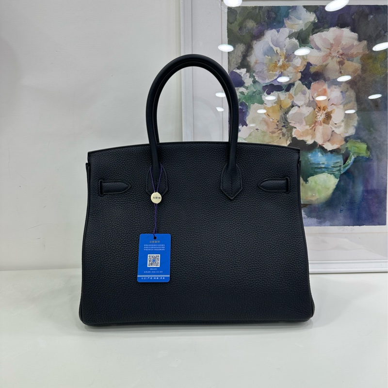 Hermes birkin 30 黑銀 togo皮 W刻 2025年購證 全新-2