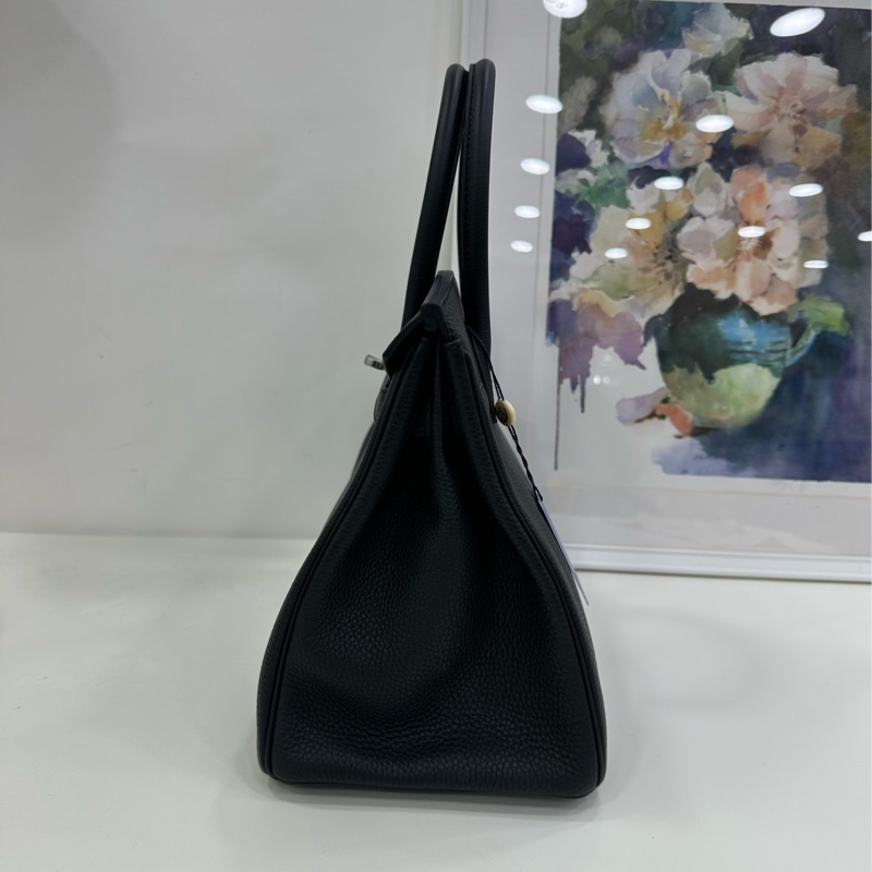 Hermes birkin 30 黑銀 togo皮 W刻 2025年購證 全新-3