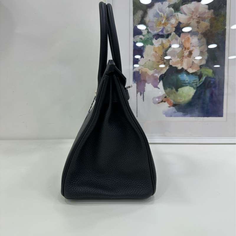 Hermes birkin 30 黑銀 togo皮 W刻 2025年購證 全新-4