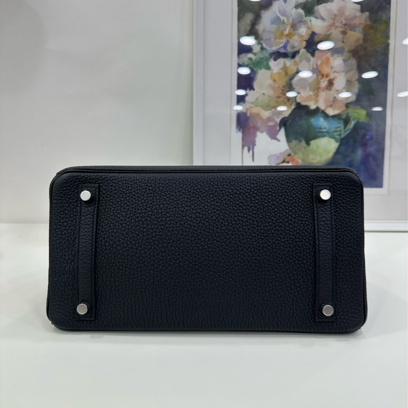 Hermes birkin 30 黑銀 togo皮 W刻 2025年購證 全新-6