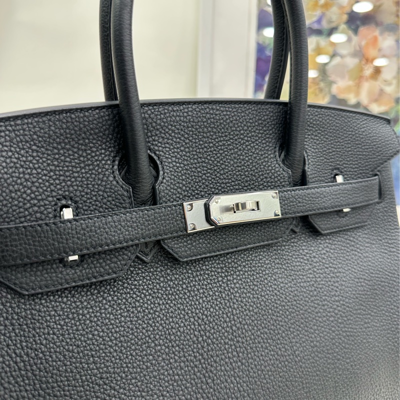 Hermes birkin 30 黑銀 togo皮 W刻 2025年購證 全新-8