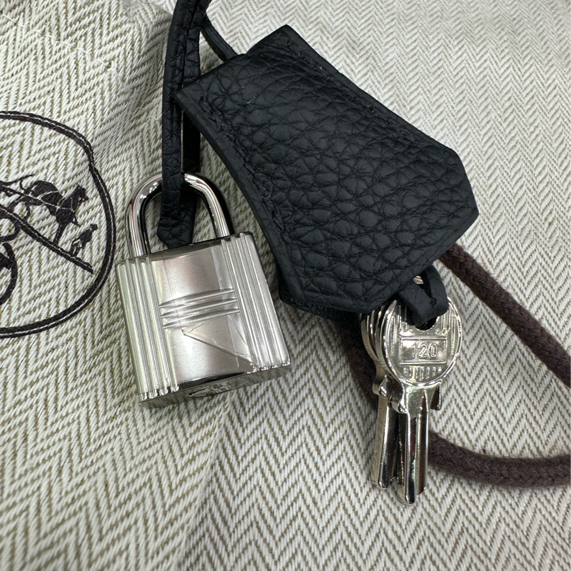 Hermes birkin 30 黑銀 togo皮 W刻 2025年購證 全新-10