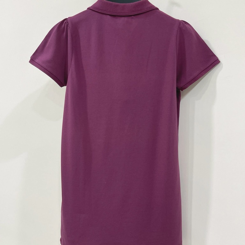 Burberry 圓領POLO戰馬格紋扣上衣-1