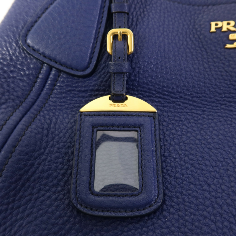 PRADA 牛皮皮革2 Way Shoulder Bag金扣手挽肩背兩用袋-10