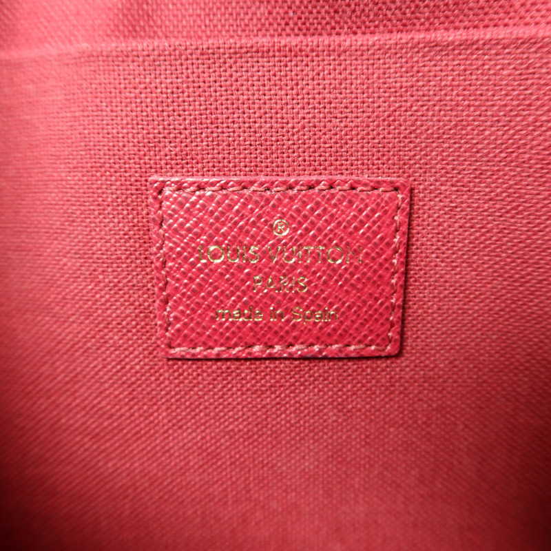 LOUIS VUITTON Monogram Pochette Felicie金扣鏈帶肩背袋-7