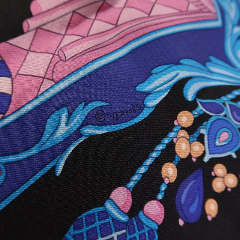 HERMES 絲質Scarf 90X90絲巾-7