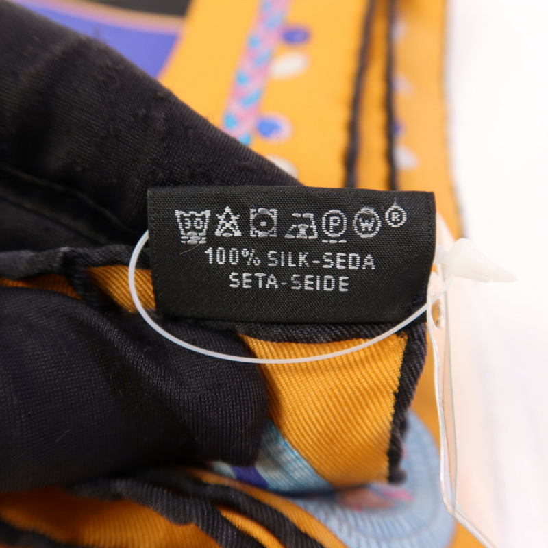 HERMES 絲質Scarf 90X90絲巾-9
