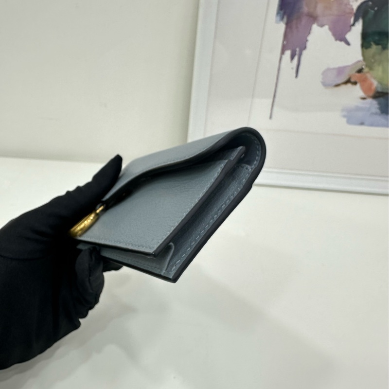 Dior 迪奧馬鞍翻蓋卡夾 單層 閒置-4