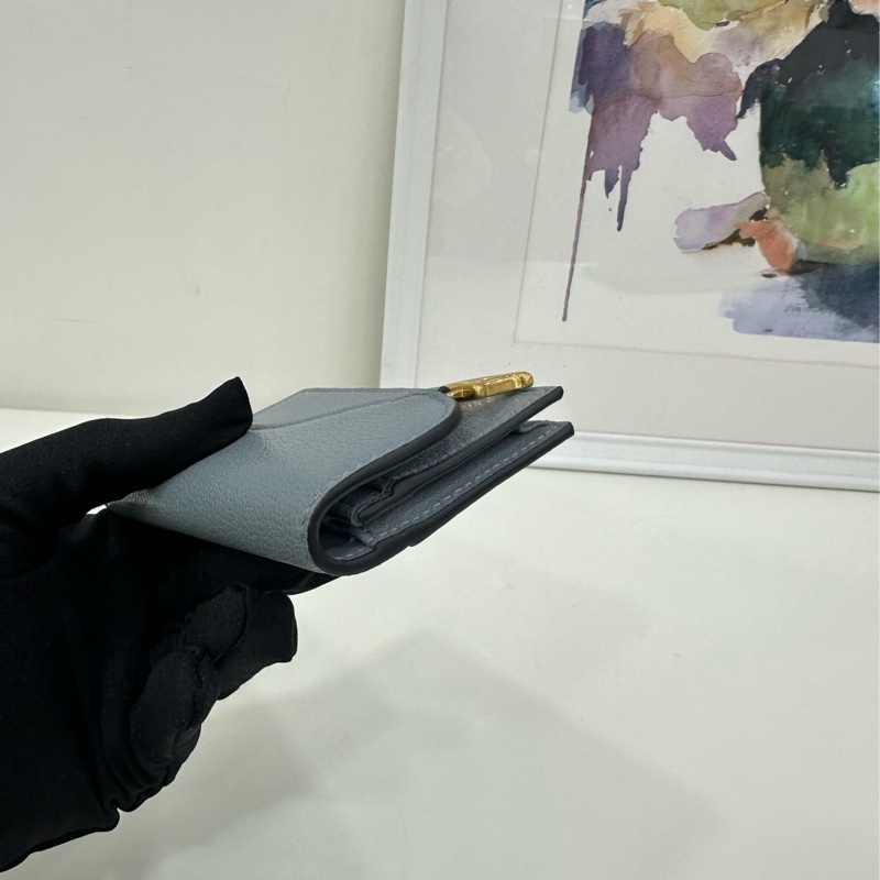 Dior 迪奧馬鞍翻蓋卡夾 單層 閒置-5