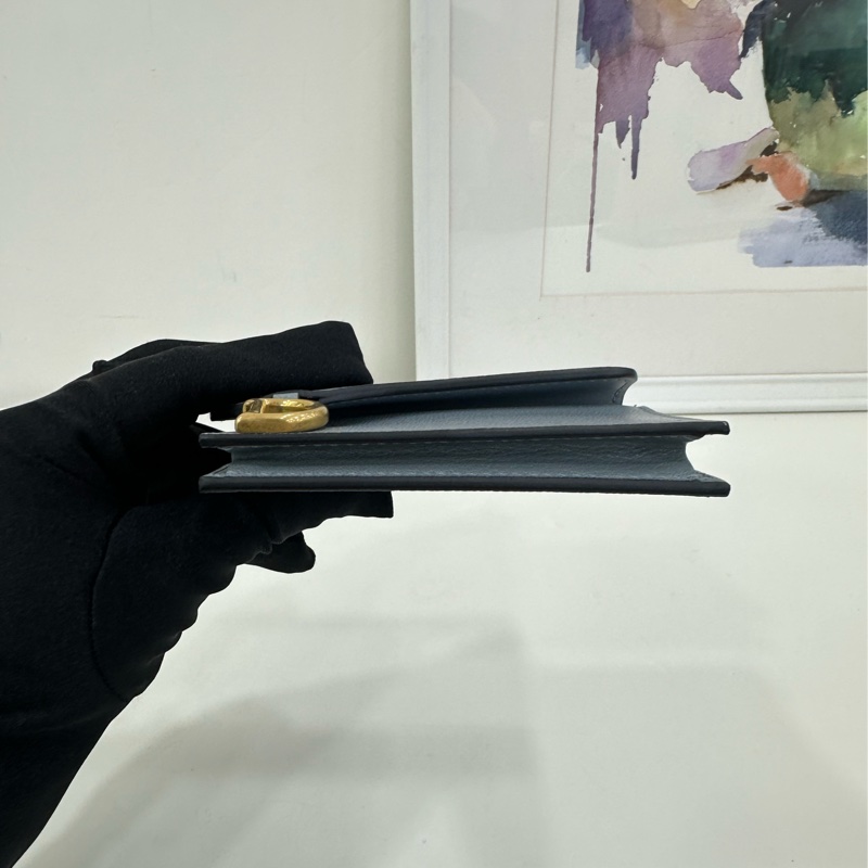 Dior 迪奧馬鞍翻蓋卡夾 單層 閒置-6