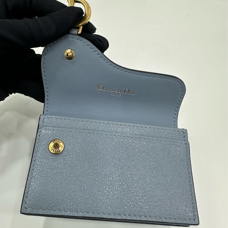 Dior 迪奧馬鞍翻蓋卡夾 單層 閒置-7
