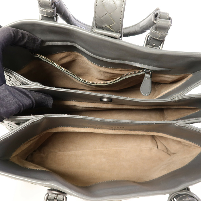 BOTTEGA VENETA 牛皮皮革2 Way Shoudler手挽肩背兩用袋-5